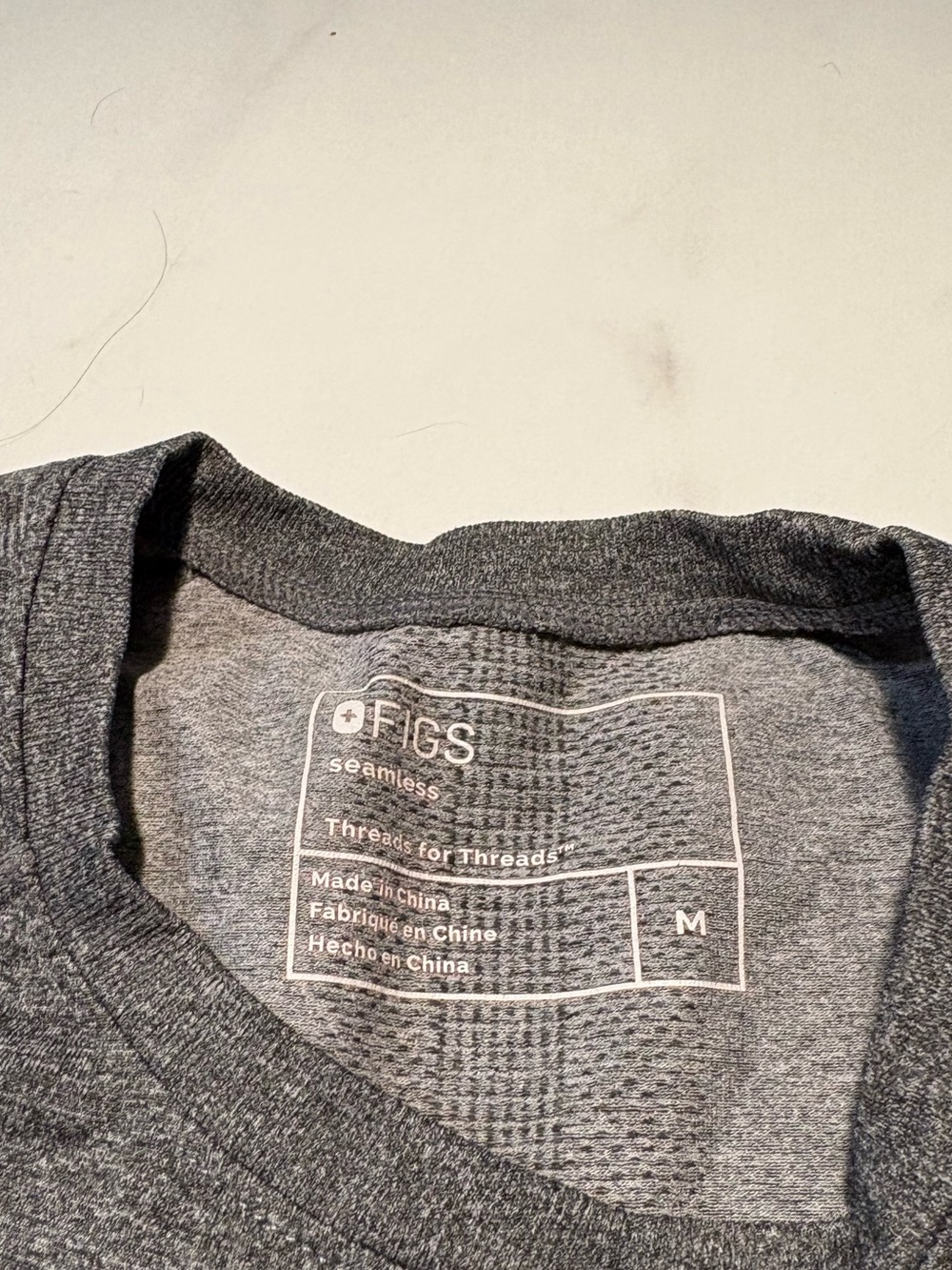 Figs Graphite Salta Seamless Long-Sleeve Top - Picture 3 of 4
